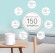 Бесшовный Mesh роутер TP-Link Deco X60(2-Pack) AX5400 10/100/1000BASE-TX белый (упак.:2шт)