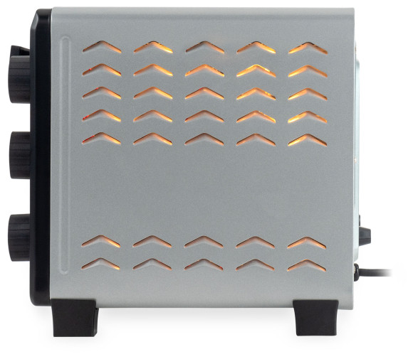 Мини-печь Hyundai MIO-HY072 23л. 1500Вт серебристый/черный