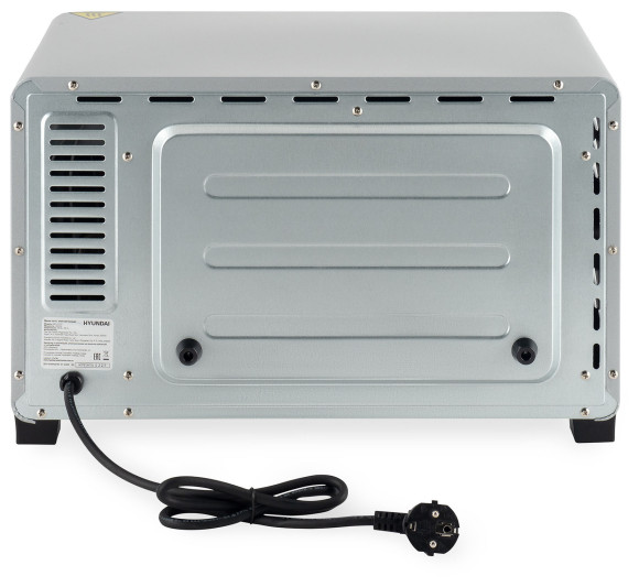 Мини-печь Hyundai MIO-HY072 23л. 1500Вт серебристый/черный