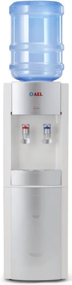 Кулер AEL LD-AEL-28 напольный электронный белый/серебристый