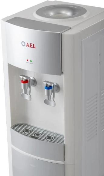 Кулер AEL LD-AEL-28 напольный электронный белый/серебристый