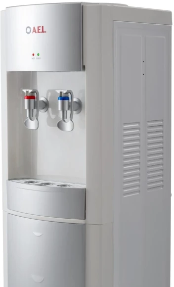 Кулер AEL LD-AEL-28 напольный электронный белый/серебристый