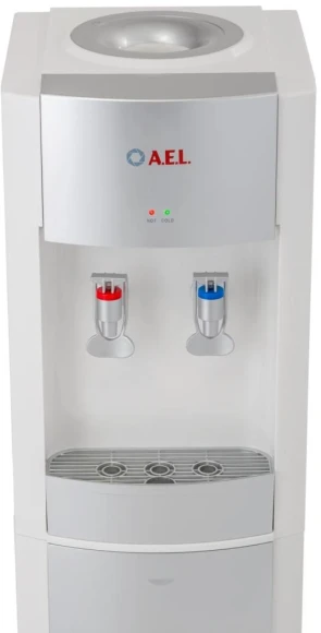 Кулер AEL LD-AEL-28 напольный электронный белый/серебристый