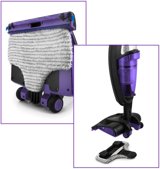 Пылесос паровой Kitfort КТ-535-1 1600Вт черный