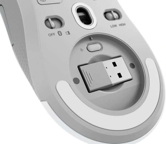 Мышь Lenovo Legion M600 белый оптическая 16000dpi беспров. BT/Radio USB 9but (GY51C96033)