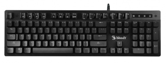 Клавиатура A4Tech Bloody B500N серый USB for gamer LED Клавиатура A4Tech Bloody B500N серый USB for gamer LED