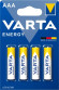 Батарея Varta Energy LR03 BL4 Alkaline AAA (4шт) блистер Батарея Varta Energy LR03 BL4 Alkaline AAA (4шт) блистер