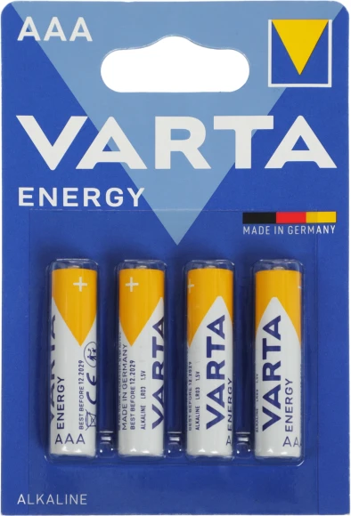Батарея Varta Energy LR03 BL4 Alkaline AAA (4шт) блистер Батарея Varta Energy LR03 BL4 Alkaline AAA (4шт) блистер