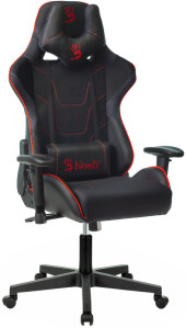 Кресло игровое A4Tech Bloody GC-400 черный/красный с подголов. крестов. пластик черный Кресло игровое A4Tech Bloody GC-400 черный/красный с подголов. крестов. пластик черный
