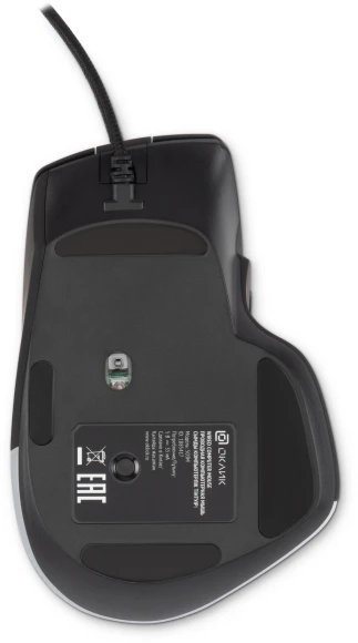 Мышь Оклик 503M черный оптическая 6400dpi silent USB для ноутбука 6but (1885417)