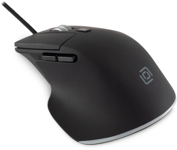 Мышь Оклик 503M черный оптическая 6400dpi silent USB для ноутбука 6but (1885417)