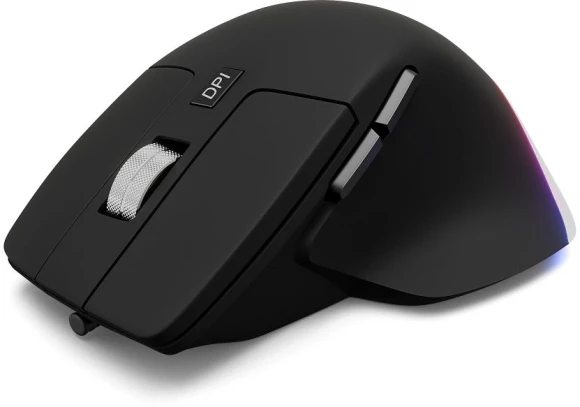 Мышь Оклик 503M черный оптическая 6400dpi silent USB для ноутбука 6but (1885417)