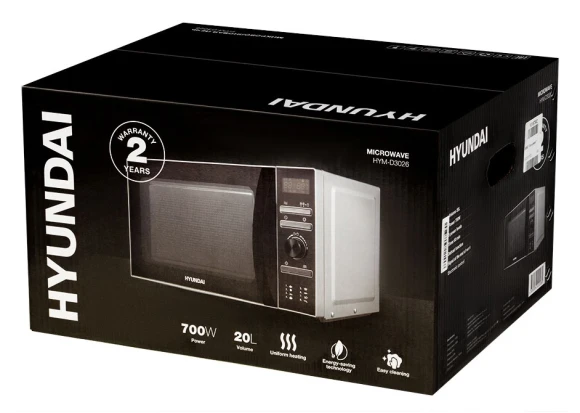 Микроволновая Печь Hyundai HYM-D3026 20л. 700Вт серебристый Микроволновая Печь Hyundai HYM-D3026 20л. 700Вт серебристый