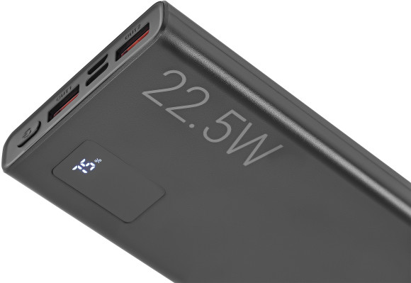 Мобильный аккумулятор Digma DGPF10A 10000mAh QC3.0/PD3.0 22.5W 3A 2xUSB-A/USB-C черный (DGPF10A22PBK)