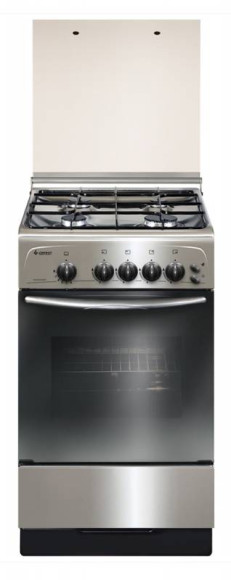 Плита Газовая Gefest ПГ 3200-06 К62 нержавеющая сталь (стеклянная крышка) реш.сталь