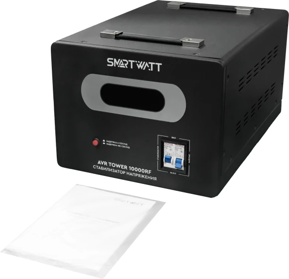 Стабилизатор напряжения Smartwatt AVR Tower 10000RF 10000ВА черный Стабилизатор напряжения Smartwatt AVR Tower 10000RF 10000ВА черный