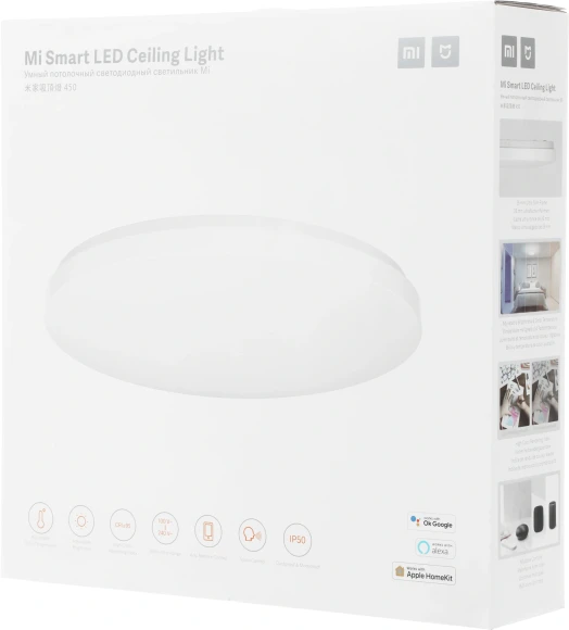 Умный светильник Xiaomi Ceiling Mi Smart LED Ceiling Light (450mm) потолоч. белый (BHR4118GL)