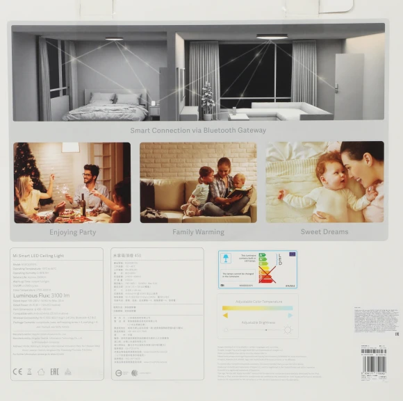 Умный светильник Xiaomi Ceiling Mi Smart LED Ceiling Light (450mm) потолоч. белый (BHR4118GL)