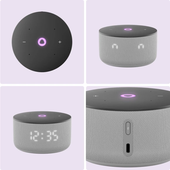 Умная колонка Yandex Станция Мини 3 Алиса серый 12W 1.0 BT/Wi-Fi (YNDX-00027GRY) Умная колонка Yandex Станция Мини 3 Алиса серый 12W 1.0 BT/Wi-Fi (YNDX-00027GRY)