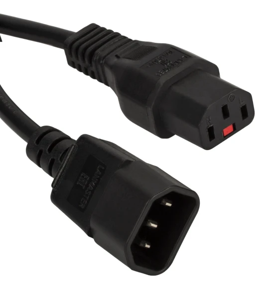 Шнур питания Lanmaster LAN-PP13/14-3.0-BK черный Шнур питания Lanmaster LAN-PP13/14-3.0-BK черный