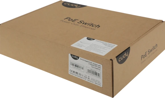 Коммутатор Cudy GS1008PS2 (L2) 8x1Гбит/с 2SFP 8PoE+ 120W неуправляемый Коммутатор Cudy GS1008PS2 (L2) 8x1Гбит/с 2SFP 8PoE+ 120W неуправляемый
