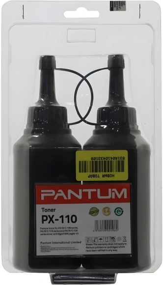Тонер Pantum PX-110 черный флакон 2x (в компл.:2 чипа) для принтера P2000/M5000/M6000 Тонер Pantum PX-110 черный флакон 2x (в компл.:2 чипа) для принтера P2000/M5000/M6000