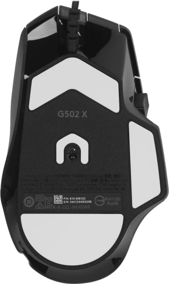 Мышь Logitech G502 X черный оптическая 25600dpi USB 13but (910-006140)