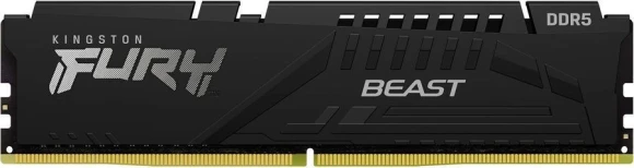 Память DDR5 32GB 6400MHz Kingston KF564C32BWA-32 Fury Beast RGB RTL Gaming PC5-51200 CL32 DIMM 288-pin 1.4В dual rank с радиатором Ret