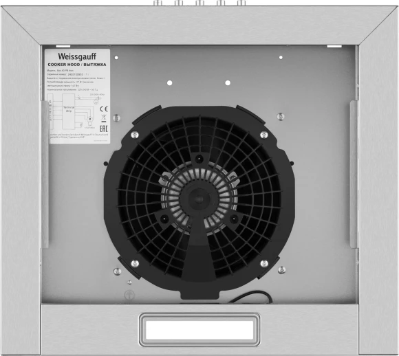Вытяжка каминная Weissgauff Box 40 PB нержавеющая сталь управление: кнопочное (1 мотор) Вытяжка каминная Weissgauff Box 40 PB нержавеющая сталь управление: кнопочное (1 мотор)