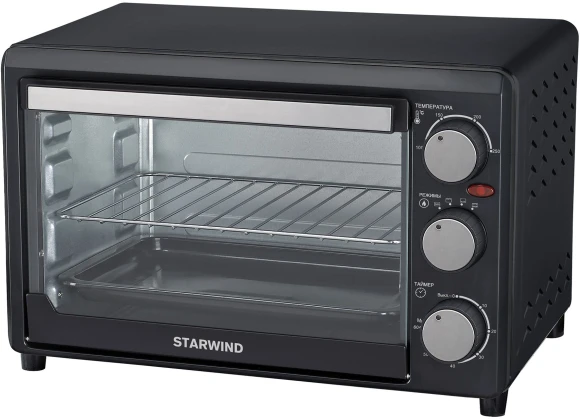 Мини-печь Starwind SMO2043 18л. 1200Вт черный Мини-печь Starwind SMO2043 18л. 1200Вт черный