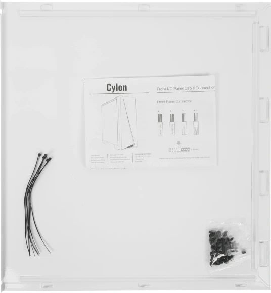 Корпус Aerocool Cylon белый без БП ATX 5x120mm 2xUSB2.0 1xUSB3.0 audio CardReader bott PSU