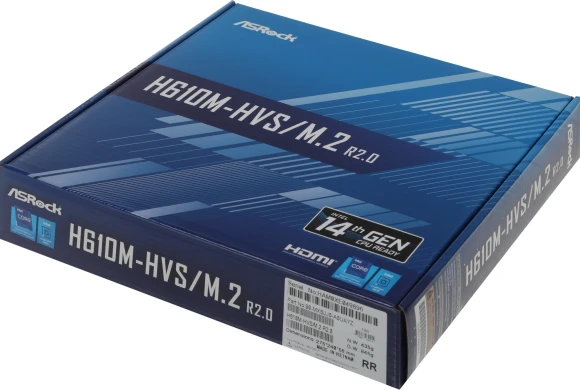 Материнская плата Asrock H610M-HVS/M.2 R2.0 Soc-1700 Intel H610 2xDDR4 mATX AC`97 8ch(7.1) GbLAN+VGA+HDMI Материнская плата Asrock H610M-HVS/M.2 R2.0 Soc-1700 Intel H610 2xDDR4 mATX AC`97 8ch(7.1) GbLAN+VGA+HDMI