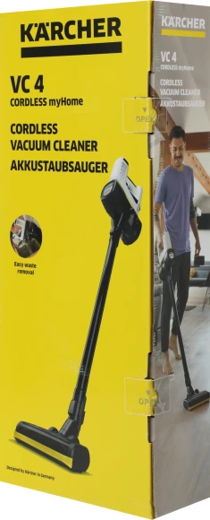 Пылесос ручной Karcher VC 4 Cordless myHome 21Вт белый/серый Пылесос ручной Karcher VC 4 Cordless myHome 21Вт белый/серый