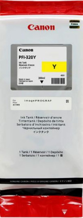 Картридж струйный Canon PFI-320Y 2893C001 желтый (300мл) для Canon imagePROGRAF TM-200/205/300/350/355 Картридж струйный Canon PFI-320Y 2893C001 желтый (300мл) для Canon imagePROGRAF TM-200/205/300/350/355