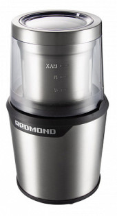 Кофемолка Redmond RCG-M1607 280Вт сист.помол.:ротац.нож вместим.:90гр серебристый Кофемолка Redmond RCG-M1607 280Вт сист.помол.:ротац.нож вместим.:90гр серебристый