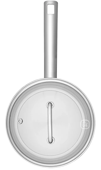 Ковш Rondell Solo RDS-1601 1.3л. d=16см (с крышкой) стальной