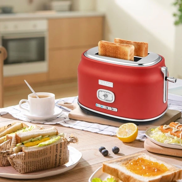 Тостер Kitfort КТ-2075-3 815Вт красный Тостер Kitfort КТ-2075-3 815Вт красный