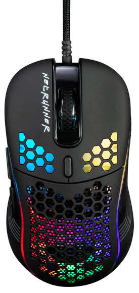 Мышь Оклик 713G NETRUNNER черный оптическая 3200dpi USB 6but (1465498)