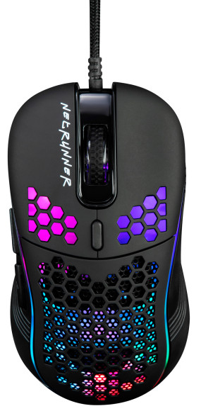 Мышь Оклик 713G NETRUNNER черный оптическая 3200dpi USB 6but (1465498)