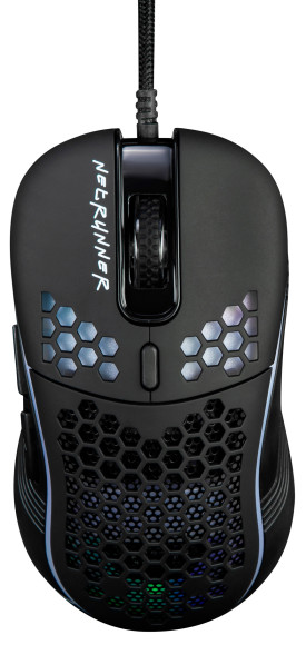 Мышь Оклик 713G NETRUNNER черный оптическая 3200dpi USB 6but (1465498)