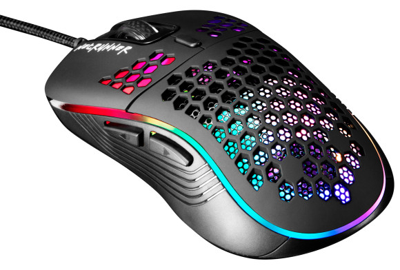 Мышь Оклик 713G NETRUNNER черный оптическая 3200dpi USB 6but (1465498)