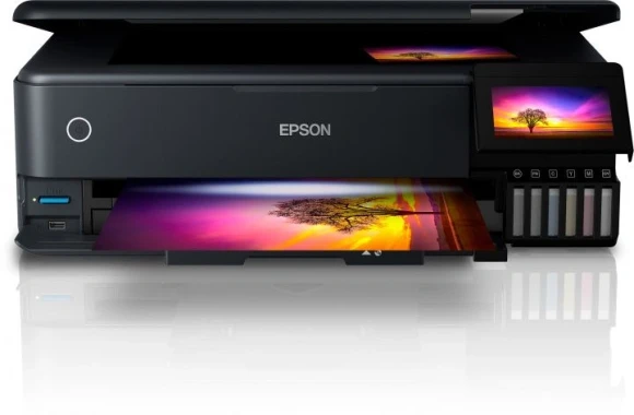 МФУ струйный Epson L8180 (C11CJ21403/402/504/502) A3 Duplex Net WiFi черный