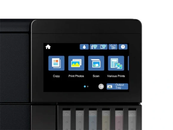 МФУ струйный Epson L8180 (C11CJ21403/402/504/502) A3 Duplex Net WiFi черный