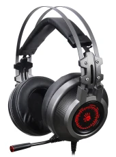Наушники с микрофоном A4Tech Bloody J527 серый 2м мониторные USB оголовье (J527) Наушники с микрофоном A4Tech Bloody J527 серый 2м мониторные USB оголовье (J527)