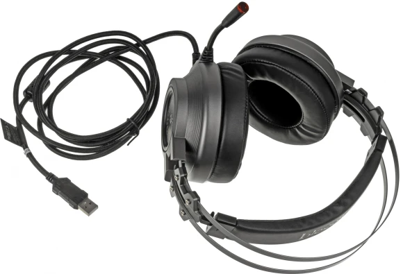 Наушники с микрофоном A4Tech Bloody J527 серый 2м мониторные USB оголовье (J527) Наушники с микрофоном A4Tech Bloody J527 серый 2м мониторные USB оголовье (J527)