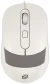 Мышь Оклик 310M белый/серый оптическая 2400dpi USB для ноутбука 4but (1869103)