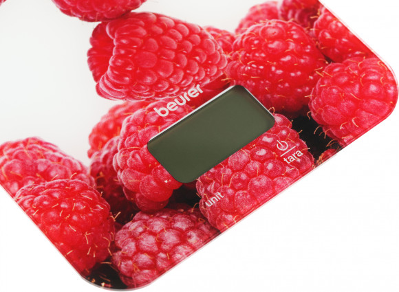 Весы кухонные электронные Beurer KS19 berry макс.вес:5кг рисунок Весы кухонные электронные Beurer KS19 berry макс.вес:5кг рисунок