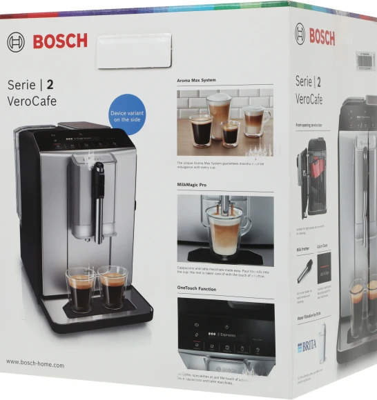 Кофемашина Bosch TIE20301 1300Вт серебристый/черный