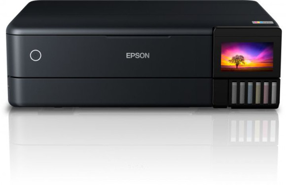 МФУ струйный Epson L8180 (C11CJ21403/402) A3 Duplex Net WiFi черный