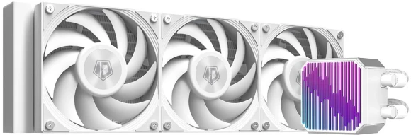 Система водяного охлаждения ID-Cooling DX240 Max Soc-AM5/AM4/1200/1700/1851 белый 4-pin 32.5dB Al+Cu 300W Ret (DX240 MAX WHITE)